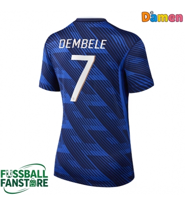 Frankreich Ousmane Dembele #7 Replik Heimtrikot Damen WM 2026 Kurzarm